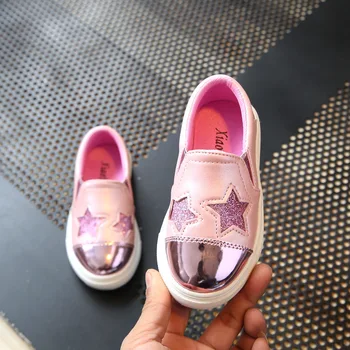 2020 Copii Pantofi Fete Casual Plat Argint Roz Copii Pantofi Casual Copilul Fete Pantofi De Moda De Vara Baieti Formatori Adidași