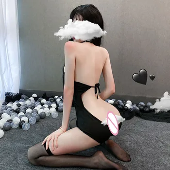 Lenjerie Sexy Anime Fata Bunny Costum De Baie Dragut Lolita Lenjerie De Cosplay Lesbiene Erotic Diavolul Porno Costum De Menajera Pentru Femei