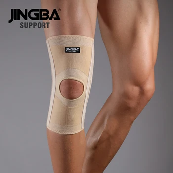 JINGBA SUPORT Elastic genunchiera suport de primăvară genunchi pad volei baschet genunchi protector rodillera deportiva