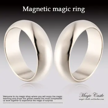 Inel Magic Pentru Femei și bărbați Fantezie Inel Magnetic Magnet elemente de Recuzită Magie Magnet Monedă Degetul Personalitate Degetul Accesorii Bijuterii