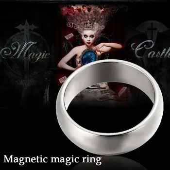 Inel Magic Pentru Femei și bărbați Fantezie Inel Magnetic Magnet elemente de Recuzită Magie Magnet Monedă Degetul Personalitate Degetul Accesorii Bijuterii