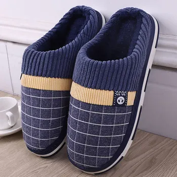 Cald papuci barbati 2020 cald iarna moale, papuci de interior pentru bărbați pluș pantofi confortabili barbati hard-purtarea ieftin