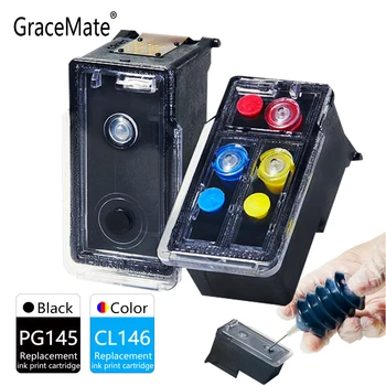 GraceMate PG145 CL146 Compatibil pentru Cartuș de Cerneală pentru Canon Pixma MG2410 MG2510 Printer
