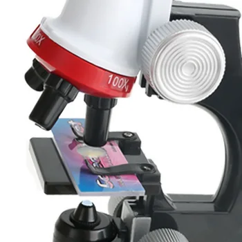 Noul Kit Microscop de Laborator CONDUS de 100X-400X-1200X Școală Acasă Jucărie de Învățământ Cadou Rafinat Microscop Biologic Pentru Copii Copil