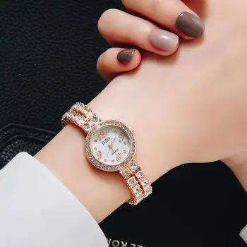 Brand 2020 Rochie Femei Brățară Ceas Moda Aur a Crescut de Simplu Femei Ceasuri de Lux, Cadou de Diamant Ceas relogios femininos