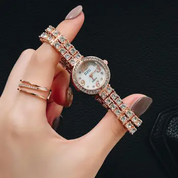 Brand 2020 Rochie Femei Brățară Ceas Moda Aur a Crescut de Simplu Femei Ceasuri de Lux, Cadou de Diamant Ceas relogios femininos
