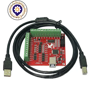 Fierbinte!Sistemul CNC control sistem de kit, 1*Rosu Breakout Board USB MACH3 100Khz 4 Axa Interface Driver Motion Controller+4*DM556 cu Mașina
