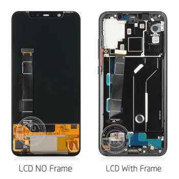Original/OLED/IPS Pentru XiaoMi Mi8 Afișa Matricea Atingeți Pentru XiaoMi Mi8 Ecran Digitizer Senzor Pentru XiaoMi Mi 8 LCD Display Rama