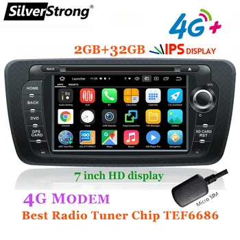 SilverStrong Android10 OCTACORE 4G 64G Ibiza DVD Auto pentru Seat Ibiza IPS 7inch Android Radio Ibiza GPS cu CARPLAY opțiune