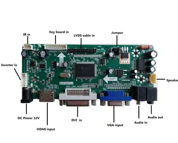 M. NT68676 kit pentru MT190AW01 DIY LVDS 4 lămpi HDMI DVI VGA Controller Driver placa de 19