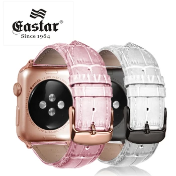 Roz Negru Cataramă de Curea pentru Apple Watch Band Seria 4/3/2/1 Bratara din Piele 42mm 38mm Curea Pentru iwatch 6 5 SE Trupă 44mm