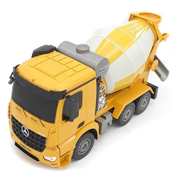 Camion RC 2.4 G Control de la Distanță Mixer de Ciment Truck 360° Rotație inginerie RC Camion Benă Cu Simulate de Lumină LED, Masina de Jucărie