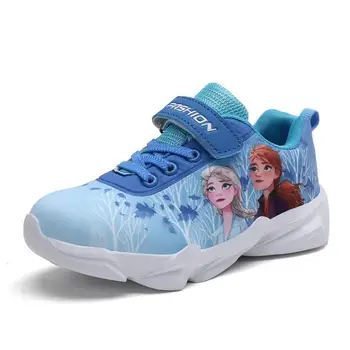 Desene Animate Noi Disney Fete Printesa Copii Pantofi De Funcționare Congelate Copii Adidasi Pentru Fete De Moda Elsa Anna Pantofi Sport