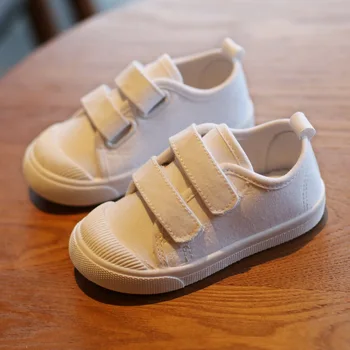 Copii Adidasi Baieti Incaltaminte Fete Formatori De Copii Panza Pantofi Alb Școală Pantofi Casual, Pantofi Unic Flexibil De Moda