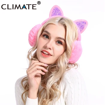 CLIMA Femei Copil Drăguț Căști antifoane Copii Pisica Minunat Ear Muff mai Cald calduros, antifoane pentru Copii, Femei Fete adolescente