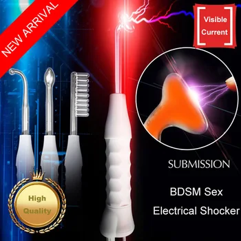 BDSM Șoc Electric Twilight Stick Bagheta Sex Kit Penis Biberon Corp Masaj Electro Stimulare Adult Jocuri Jucarii Sexuale De Cuplu