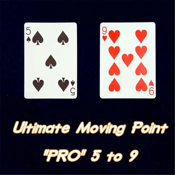 5 La 9 Inimile - Ultimate Punct În Mișcare Trucuri Magice Mișcare Sâmburi De Cărți De Poker De Aproape Magic Card Truc Magia Jucăriilor Glumă Elemente De Recuzită