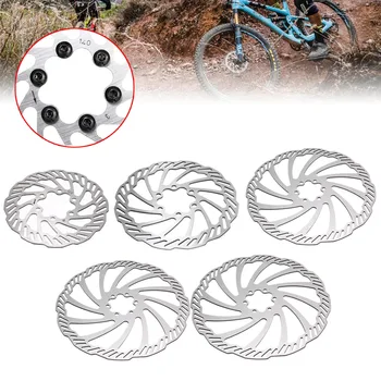 1buc Bicicleta Rotoarele de Frână 120/140/160/180/203mm MTB din Oțel Inoxidabil Bicicleta discurile de Frână + 6Bolts Pentru Drum de Munte Biciclete