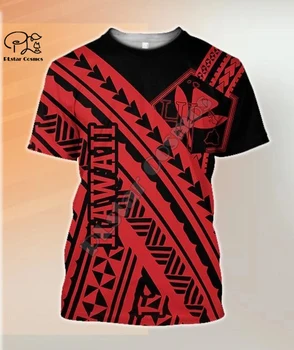 3D Imprimat Tricouri Kanaka Polineziene Tribal țară cultură Harajuku Streetwear Nativ femei barbati Haioase Tricouri maneca Scurta 03