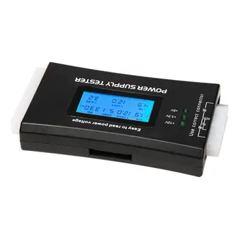 Test rapid Digital LCD Banca de Putere de Aprovizionare Tester Calculator 20/24 Pin de Alimentare Tester Suport 4/8/24/ATX 20 Pini Interfață
