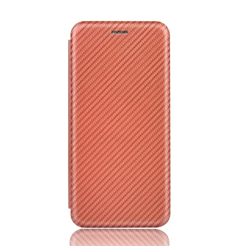 Husa de protectie Flip din Piele de Caz pentru Samsung Galaxy Z Fold2 Accesorii Smartphone rezistent la Șocuri Coajă de Telefon Fibra de Carbon Caz