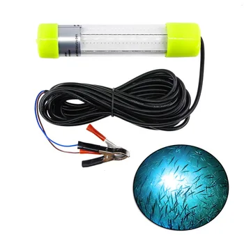 6M Cablu COB 12V Albastru Verde Alb 20W LED Lingura de Pește Pescuit Nada Pescuit la Musca Momeala Lumini