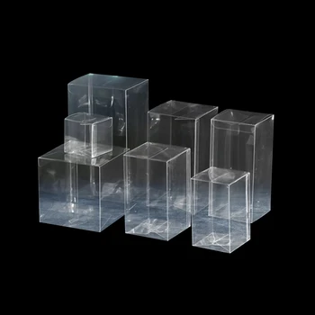 Diferite Dimensiuni, din Plastic PVC transparent Cutii Transparent rezistent la apa Cutie de Cadou din PVC din material Plastic Cutie de Ambalaj Pentru Suveniruri/Dulciuri/Jucarii 7/9