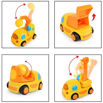 DODOLY Jucării pentru 2 Ani Băieți Fete Jucării Toddler Cadouri de Ziua de nastere de Control de la Distanță Masina de Jucării pentru Copii de Inginerie de Construcții