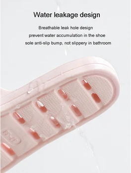 POSEE moda femei baie și papuci moi curge non-alunecare papuci de casă light design impermeabil rezistent la uzura papuci de casă Inteligentă 3103