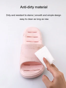 POSEE moda femei baie și papuci moi curge non-alunecare papuci de casă light design impermeabil rezistent la uzura papuci de casă Inteligentă 3103
