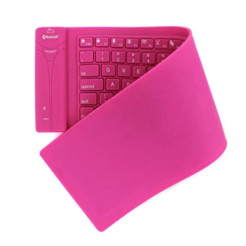 Silicon Tastatură Bluetooth Wireless Portabil Tastatură Moale Pentru Laptop Telefon Inteligent Desktop PC Laptop