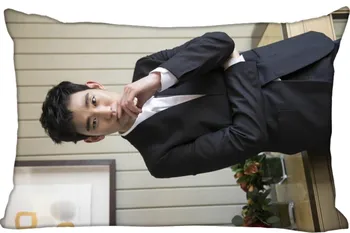 Kim Soo Hyun Dreptunghi față de Pernă cu Fermoar Nunta Personalizate Caz Perna 40X60cm,50X75cm(două părți)de Pernă #7.20