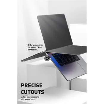 I-BLASON Pentru MacBook Pro 16 Caz (2019) cu Touch Bar Touch ID Halo Ultra Subțire Translucid Îngheț Greu Caz Capacul de Protecție
