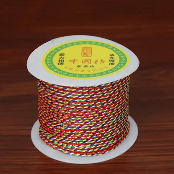 Fierbinte de Vânzare 0.4/1.5/2/3/4mm Cablu de Colorat Chineză Nod de Cordon Brățară Colier Șir Fir pentru DIY Bijuterii & Craft Face