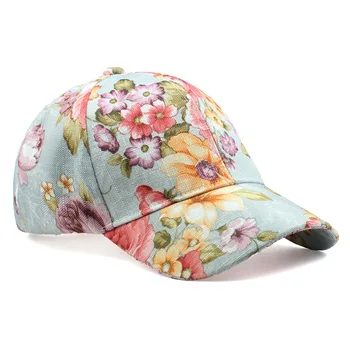 [YARBUU] Doamna floare de imprimare șapcă de baseball 2018 noua moda de înaltă calitate casual snapback hat Primăvară capace pentru fete picătură de transport maritim