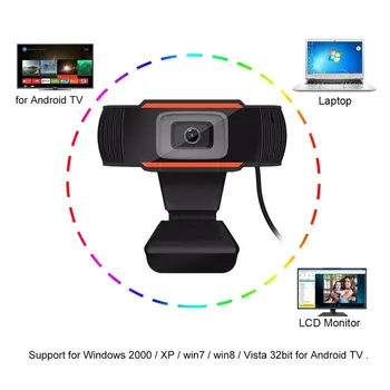 1080P Webcam USB2.0 Rețea de calculatoare Live aparat de Fotografiat aparat de Fotografiat de Rețea Gratuit Unitate USB Cam Camera Hd Cu Microfon Camera Web pentru Calculator