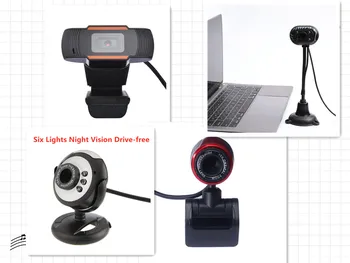 1080P Webcam USB2.0 Rețea de calculatoare Live aparat de Fotografiat aparat de Fotografiat de Rețea Gratuit Unitate USB Cam Camera Hd Cu Microfon Camera Web pentru Calculator
