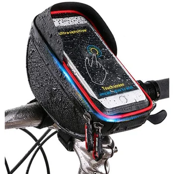 Sac De Biciclete Touch Screen Telefon Mobil Caz Ecran Rezistent La Apa De Munte, De Mare Capacitate Sac Ghidon Echipament De Echitatie