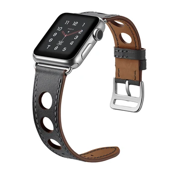 Autentice din Piele de buclă Pentru Apple Watch band 44mm 40mm 42mm 38mm Singur Tur Bratara curea curea iwatch seria 4 3 5 6 se