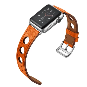 Autentice din Piele de buclă Pentru Apple Watch band 44mm 40mm 42mm 38mm Singur Tur Bratara curea curea iwatch seria 4 3 5 6 se