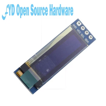 5pcs 0.91 inch 128x32 I2C IIC Serial OLED Display LCD Module pentru Raspberry PI, arduino 0.91