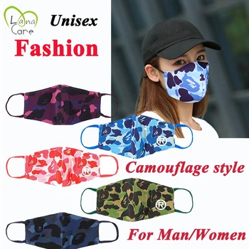 Nou Stil de Moda Masca de Fata din Bumbac Unisex Camuflaj Gura Masca de Fata Masti de Fata pentru Om/Femei 5 Stil