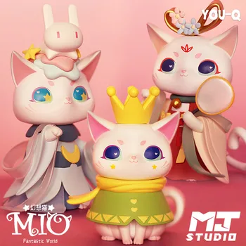 Autentic MIO Desert Cat de Generația a Doua Fantezie Pisică Oarbă Caseta Serie Internet celebritati Cat Desktop Decor de Colectare