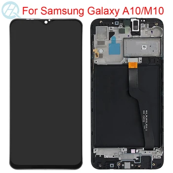 Original, LCD Pentru Samsung Galaxy A10 A105 M10 Display Cu Rama Ecran Tactil de 6.2