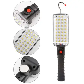 Portabil USB Reîncărcabilă Lumina de Lucru COB Repararea Lampa Cu Magnet & Cârlig 34 LED-uri Lanterna