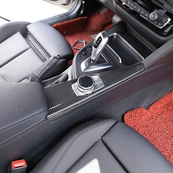 Real Fibra de Carbon Interior Multimedia Capacul Panoului Ornamental Pentru BMW Seria 3 GT F30 F33 F34 F36 2013-2018 Masina Auto cu volanul pe Stânga