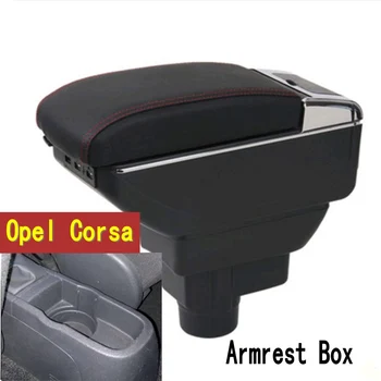 Pentru OPEL CORSA cotiera cutie centrală a Stoca conținut cutie cu suport pentru pahare scrumieră USB CORSA cotiere cutie