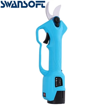 SWANSOFT 16.8 V Li-Ion foarfece Profesionale electrice fără fir pruning shears foarfece de tăiat via cu 2 baterii