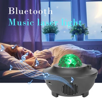 Colorate Înstelat Galaxy Proiector Blueteeth Music Player USB Voice Control cu LED-uri Lumina de Noapte de Încărcare USB Lampa de Proiecție Copii Cadou