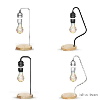 LED Levitatie Magnetica Bec Hover Plutind Lampa de Birou Magic Negru Tehnologie fără Fir Încărcător Pentru Telefon Lămpi de Birou cel Mai bun Cadou